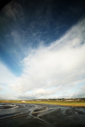 Portland airport runway